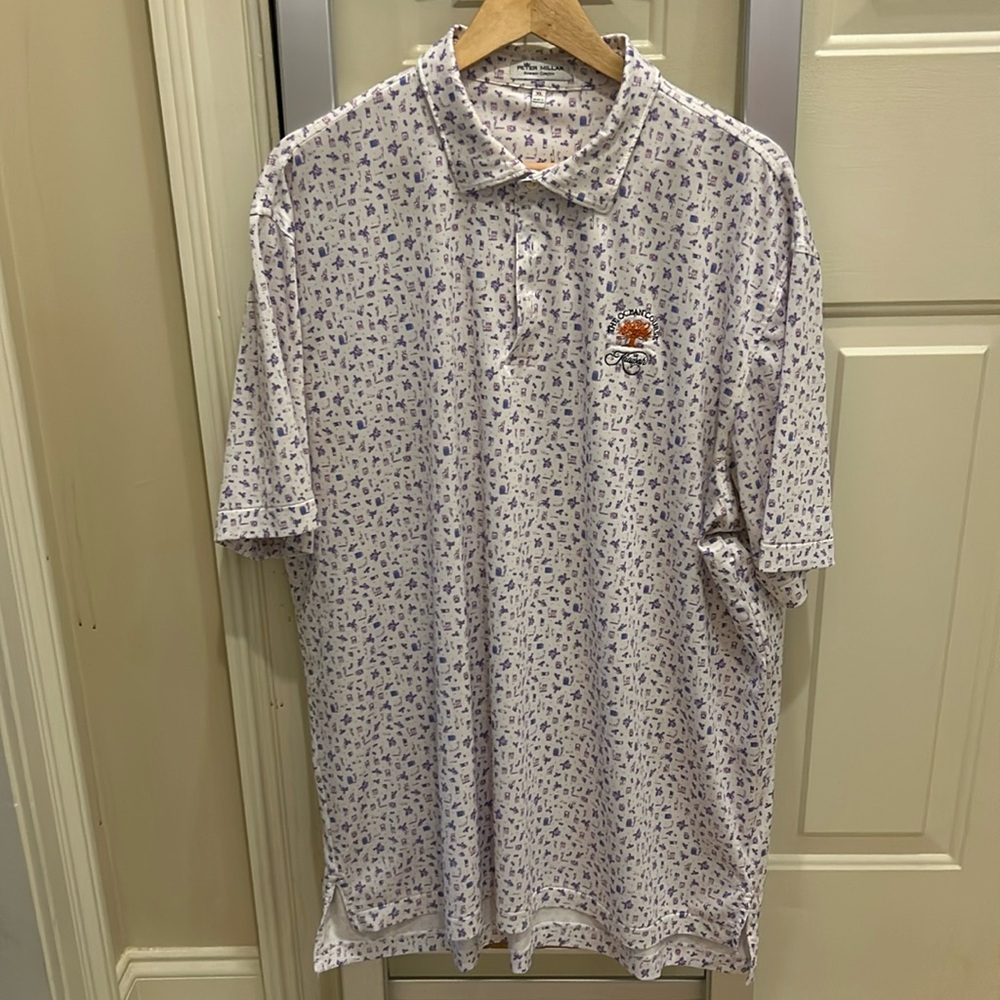 Men’s Peter Millar summer Comfort Polo Shirt with Kiawah Golf Course logo